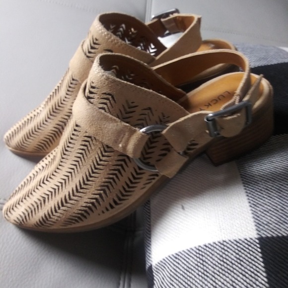 Lucky Brand Sling Back Bootie 6