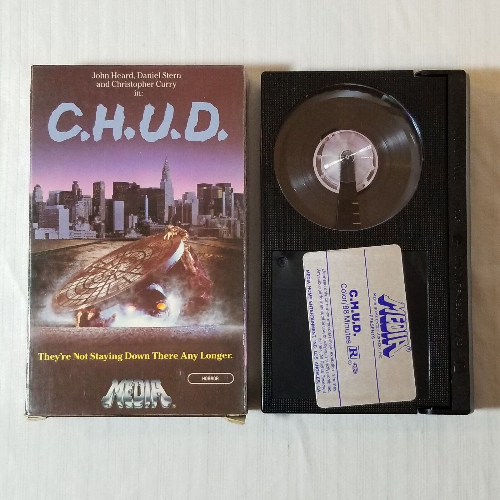C.H.U.D. 1984 Media Beta Betamax Video Tape CHUD Horror NOT VHS DVD Blu-Ray 88mi