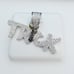 925 Sterling Silver Cubic Zirconia TRICK Pendant, UU1P6A6008