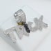 925 Sterling Silver Cubic Zirconia TRICK Pendant, UU1P6A6008