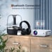 240” Projector & 1080P WiFi & Bluetooth. TV Stick/HDMI/VGA/USB/iOS & Android