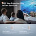 240” Projector & 1080P WiFi & Bluetooth. TV Stick/HDMI/VGA/USB/iOS & Android