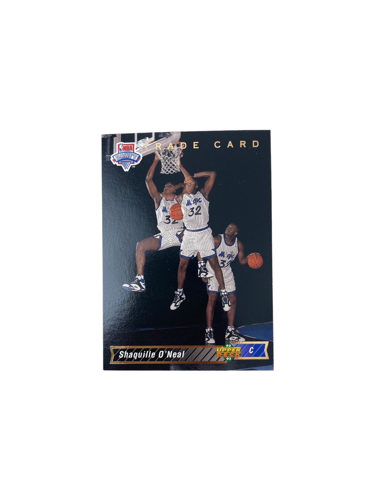 92-93 Upper Deck Shaquille O’Neal NBA Draft Trading Card