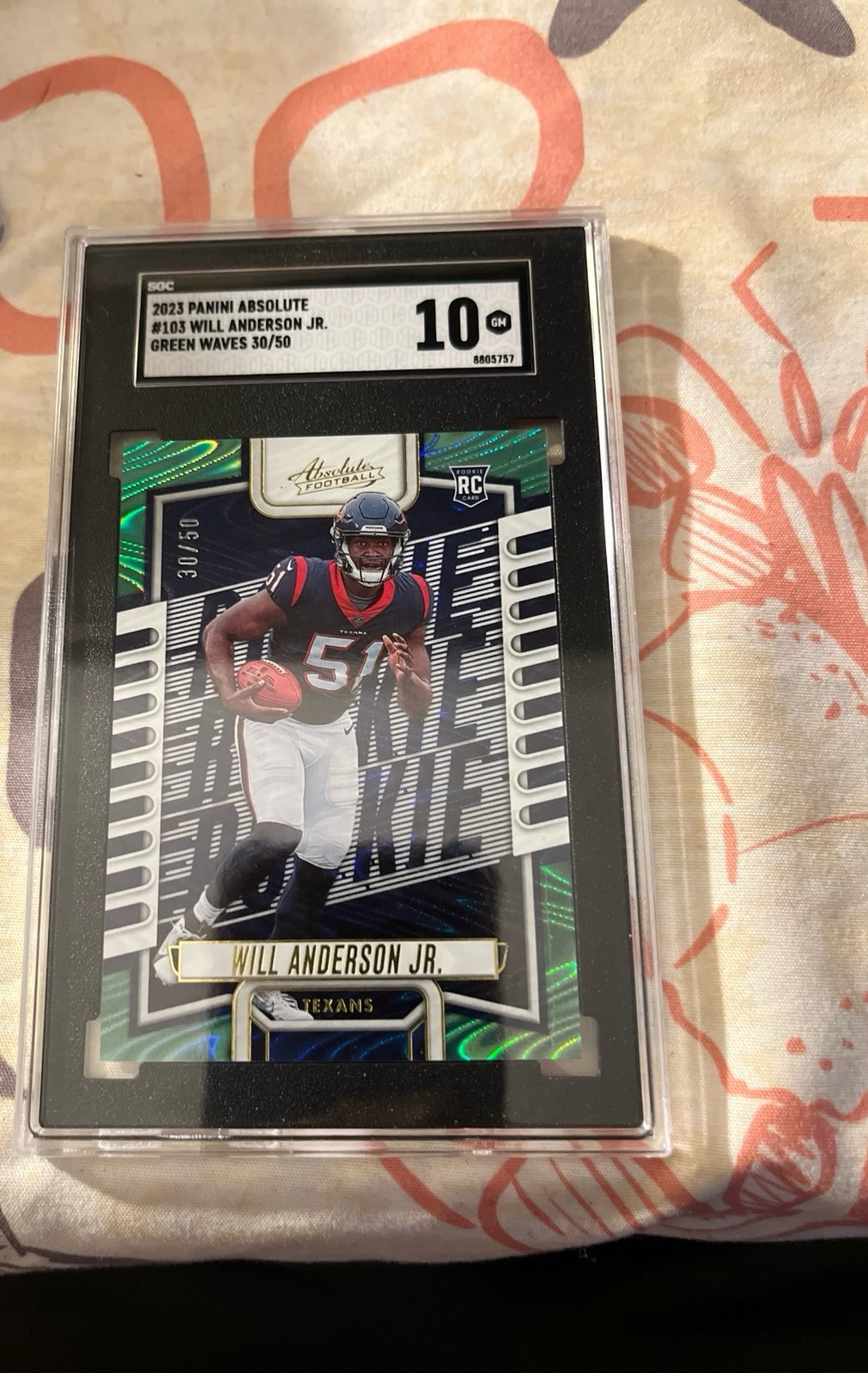 Rookie Will Anderson jr