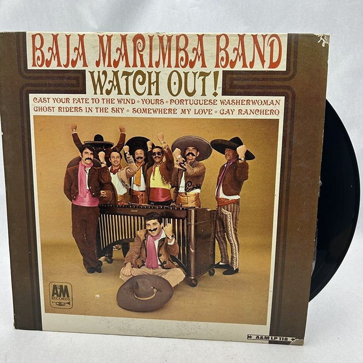 Baja Marimba Band Watch Out! LP (SP-4118 A&M 1966) Latin Jazz Vinyl LP Record