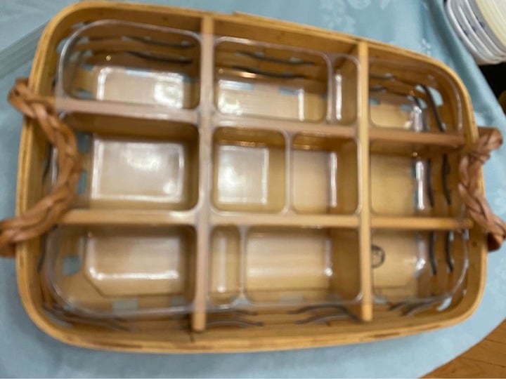 Peterboro Buffet Serving Basket w/Liners & Dividers