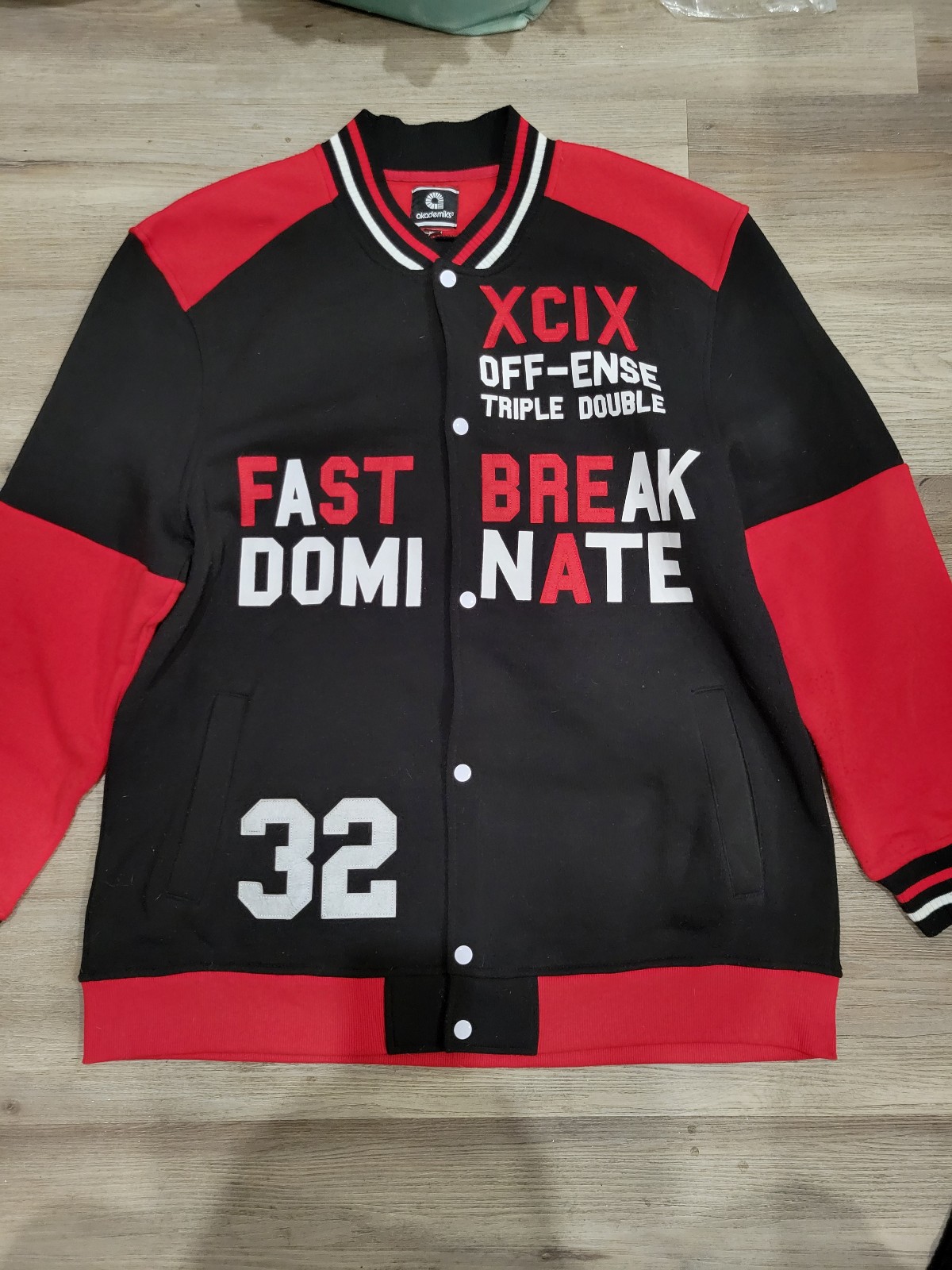 akademiks varsity jacket