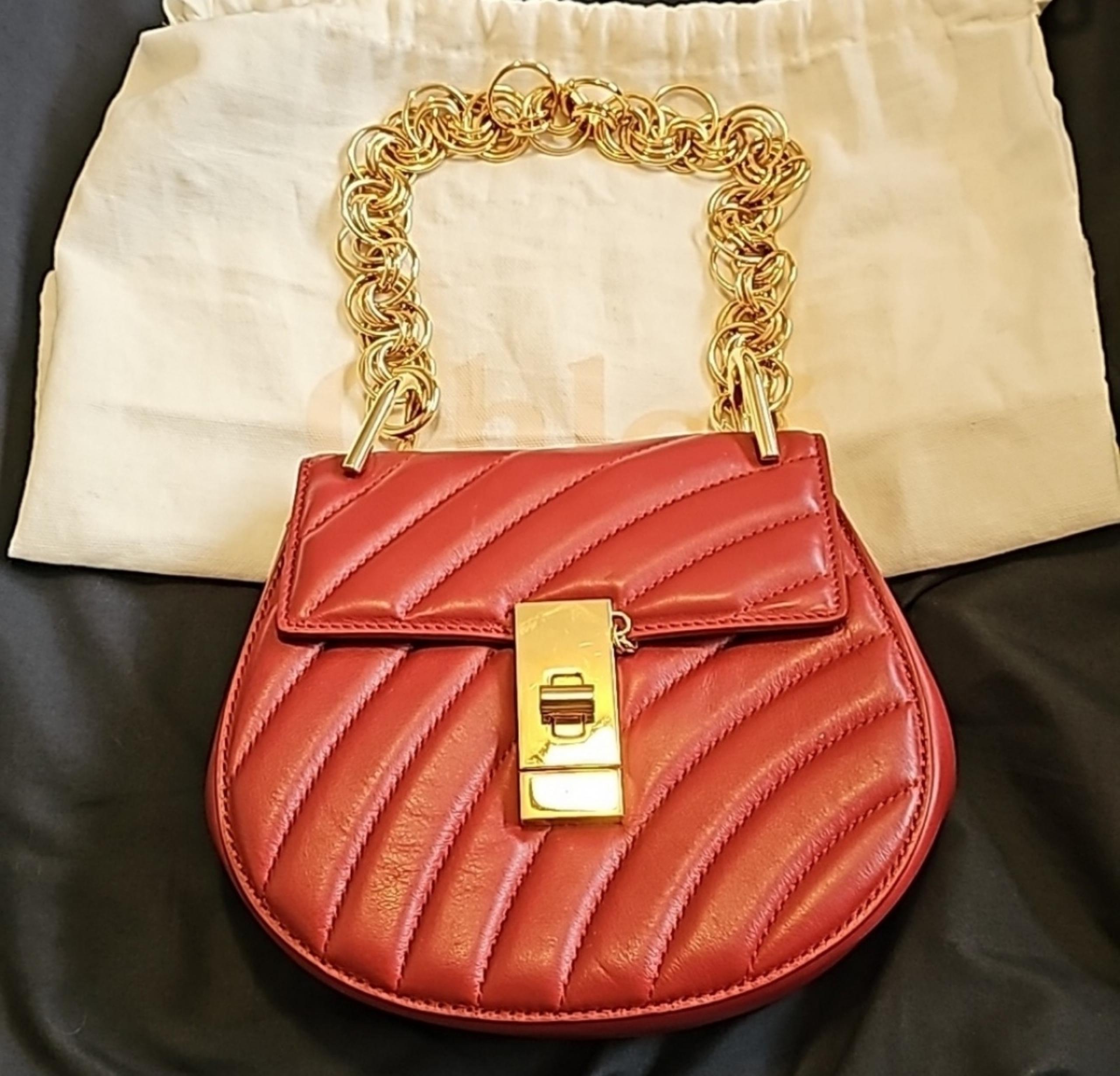 Chloe Red Drew Bijou Bag ❤️