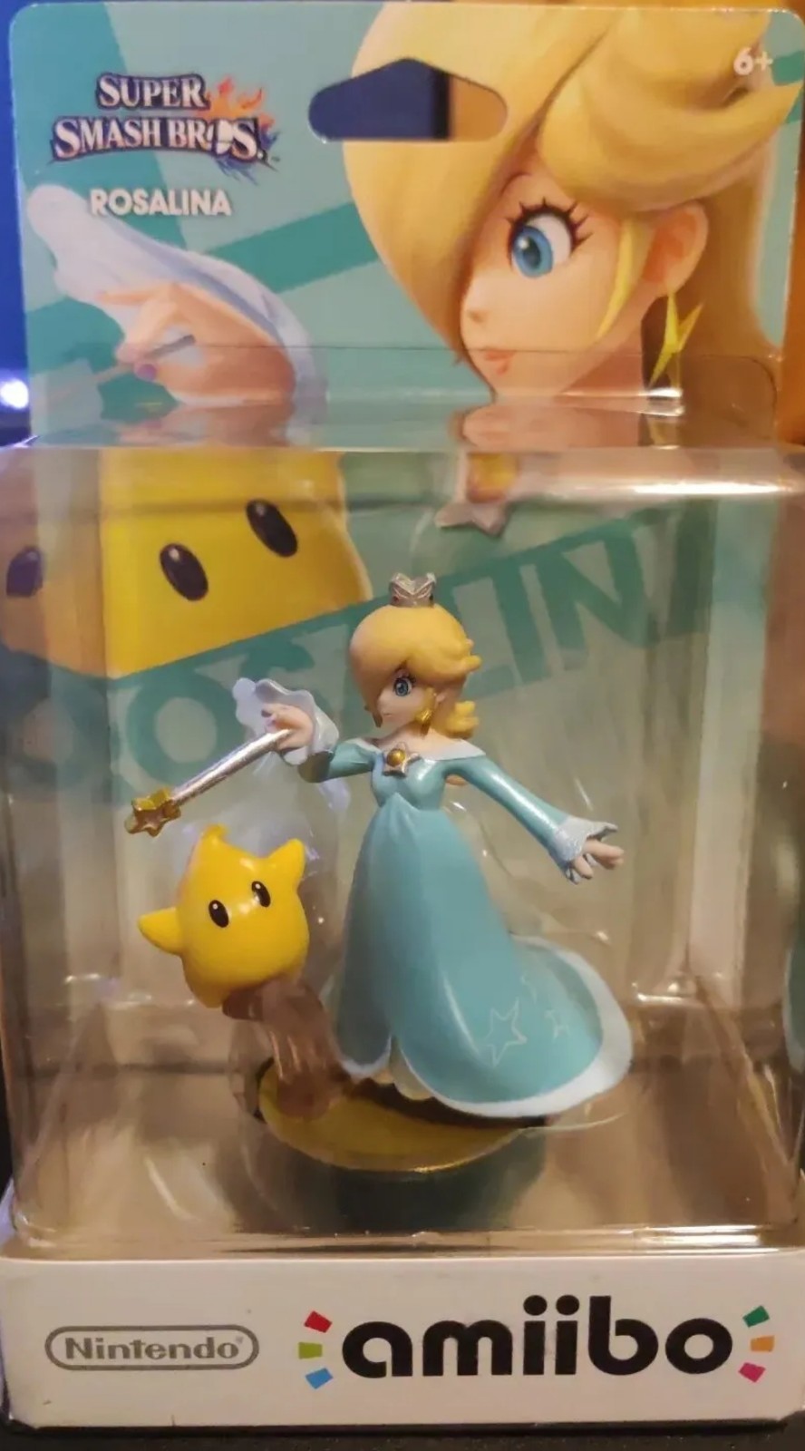 Rosalina Amiibo, Nintendo Super Smash Bros collectible, new in box