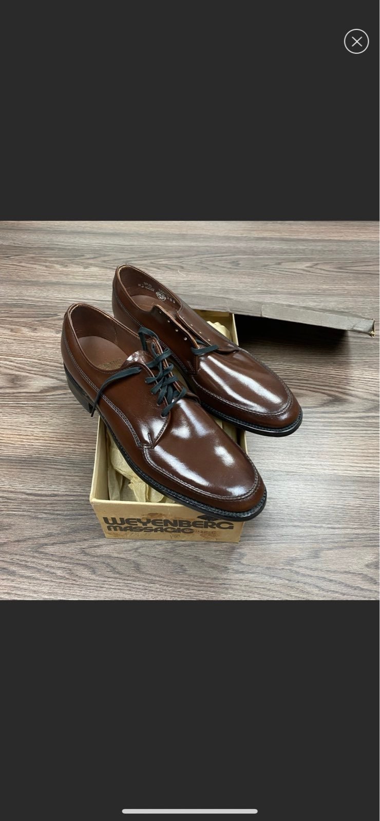 NEW Weyenberg Massagic Brown Derby Shoes 9.5 B