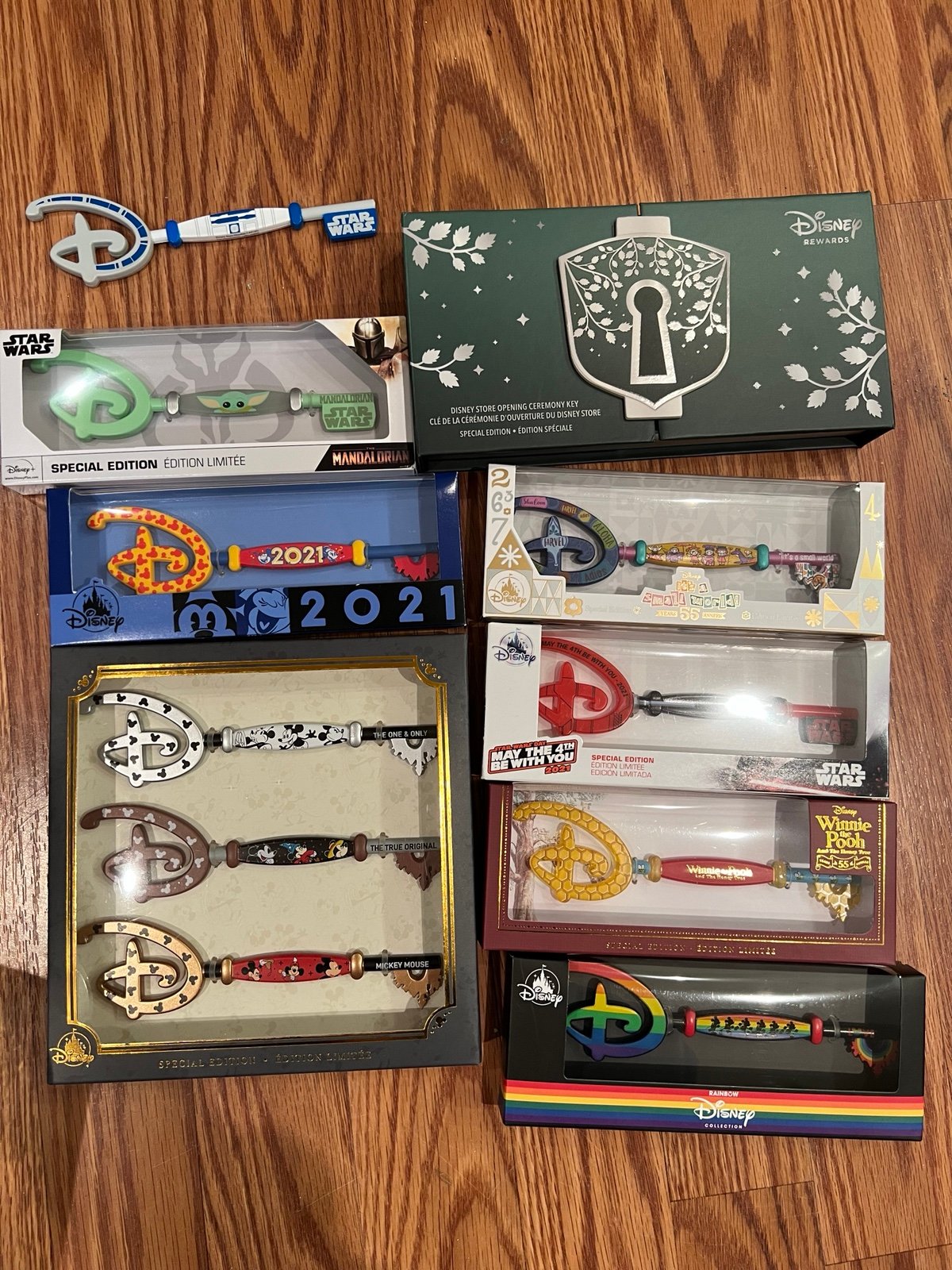 Disney Store Key Collection