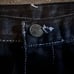 rare evisu jeans big m daicock denim all over design