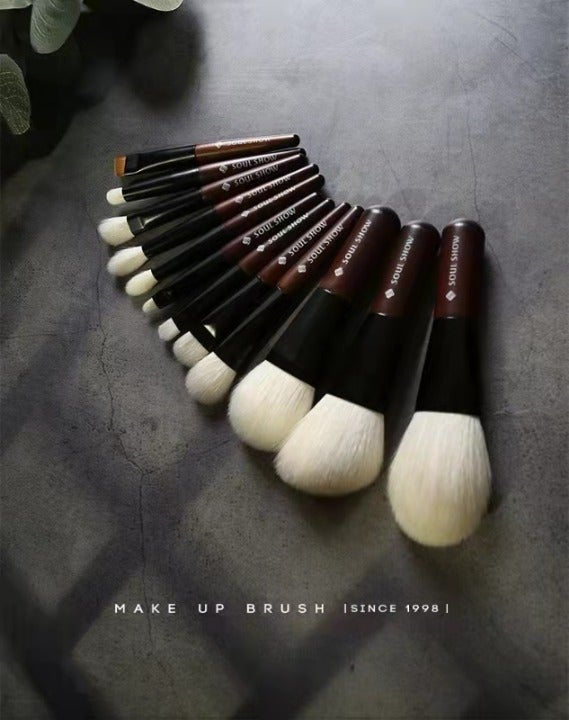 goat sandalwood brush full travel mini set