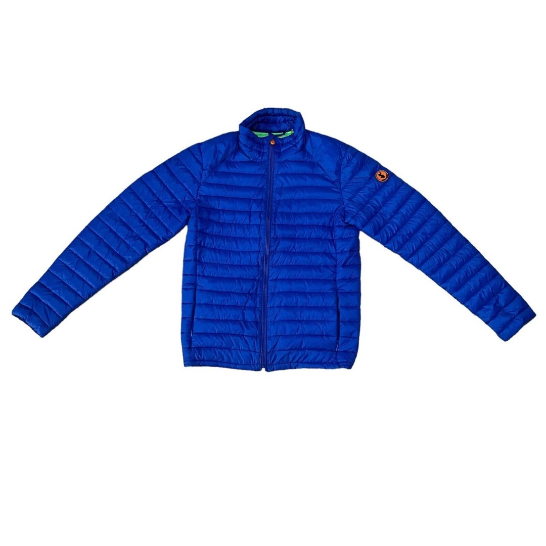 Women's Puffer Jacket Brand Size 2 Blue Vegan Save The Duck