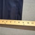 Guabello 1815 Barocci Pants Mens 38x36 Blue New Wool Pocketed Belted Zip Button.