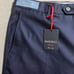 Guabello 1815 Barocci Pants Mens 38x36 Blue New Wool Pocketed Belted Zip Button.