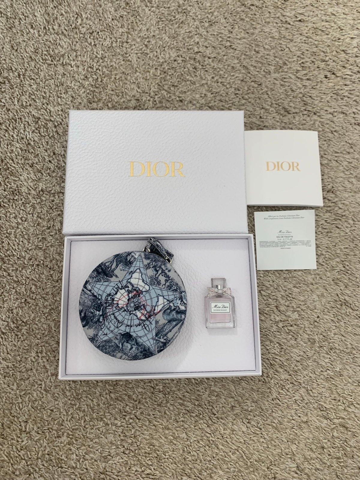 Dior Novelty Around the World Jewelry Case with mini Blooming Bouquet perfume