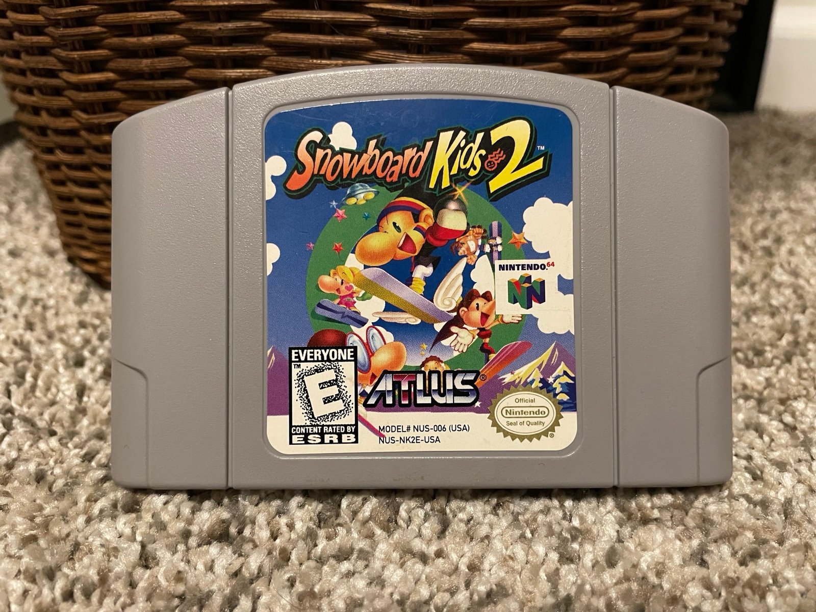 Nintendo 64 Snowboard Kids 2 N64 Nintendo 64 Authentic Cartridge