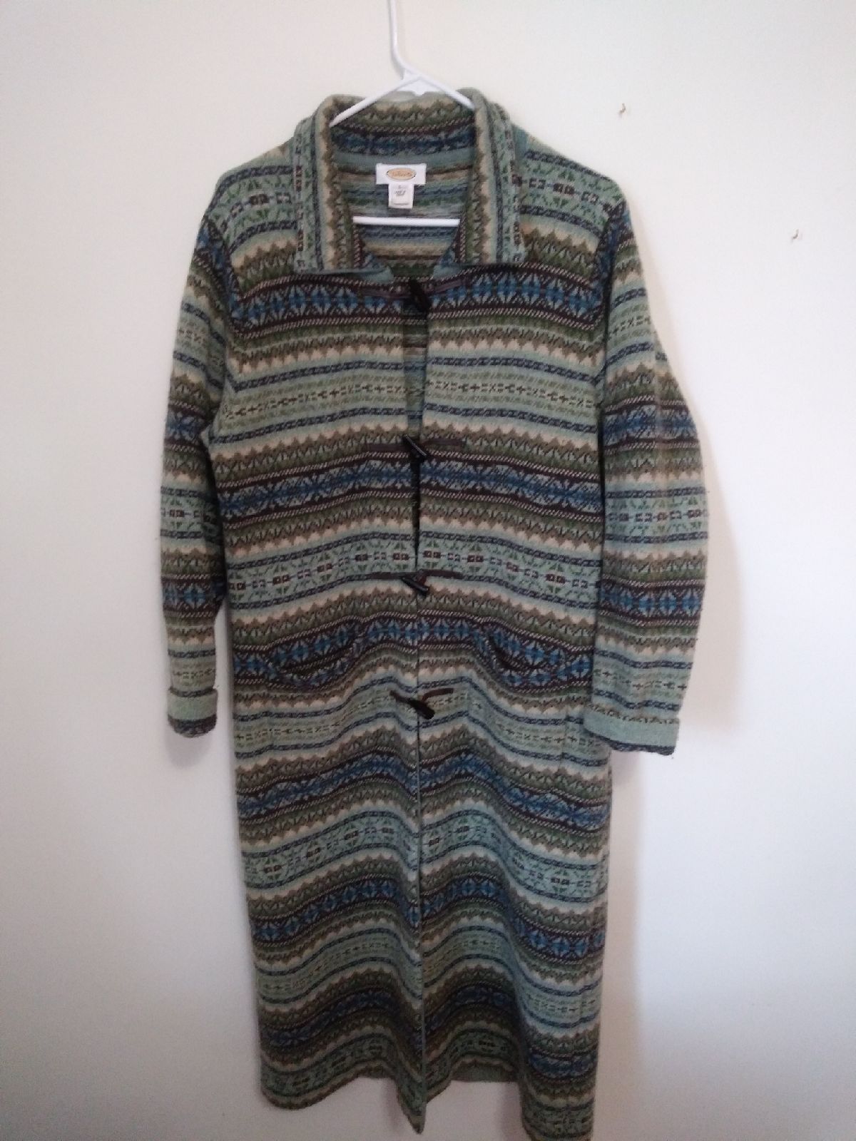 Long woollen coat