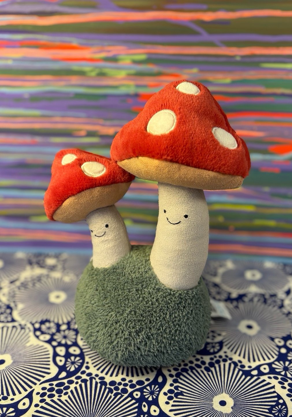NWT Jellycat Amuseable Pair of Toadstools! RETIRED! Fast Shipping!