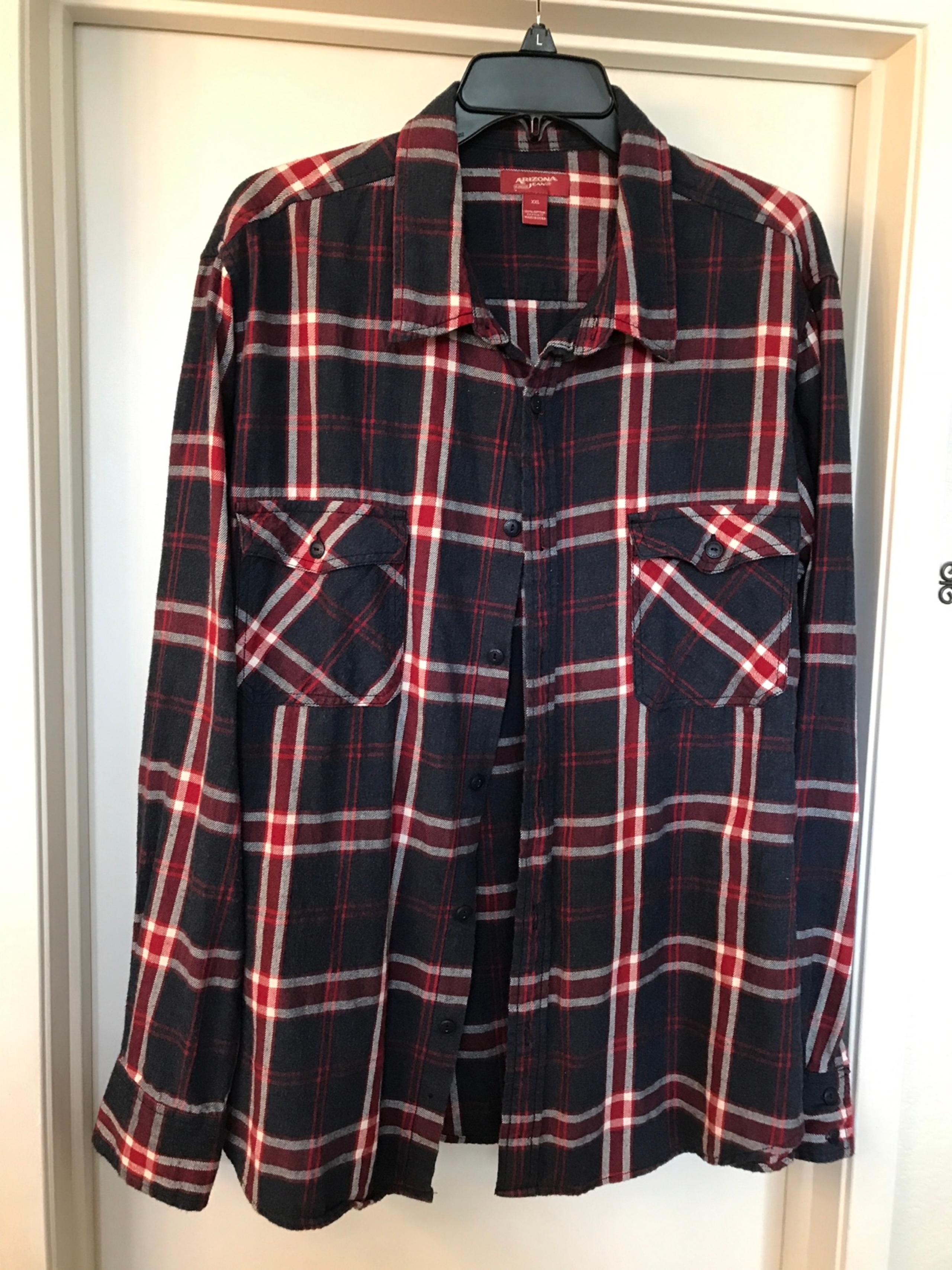 Mens Arizona Plaid flannel XXL