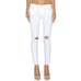 Mother The Looker Ankle Fray 28 6 Little Miss Innocent? White Jeans Distressed