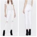 Mother The Looker Ankle Fray 28 6 Little Miss Innocent? White Jeans Distressed