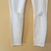 Mother The Looker Ankle Fray 28 6 Little Miss Innocent? White Jeans Distressed