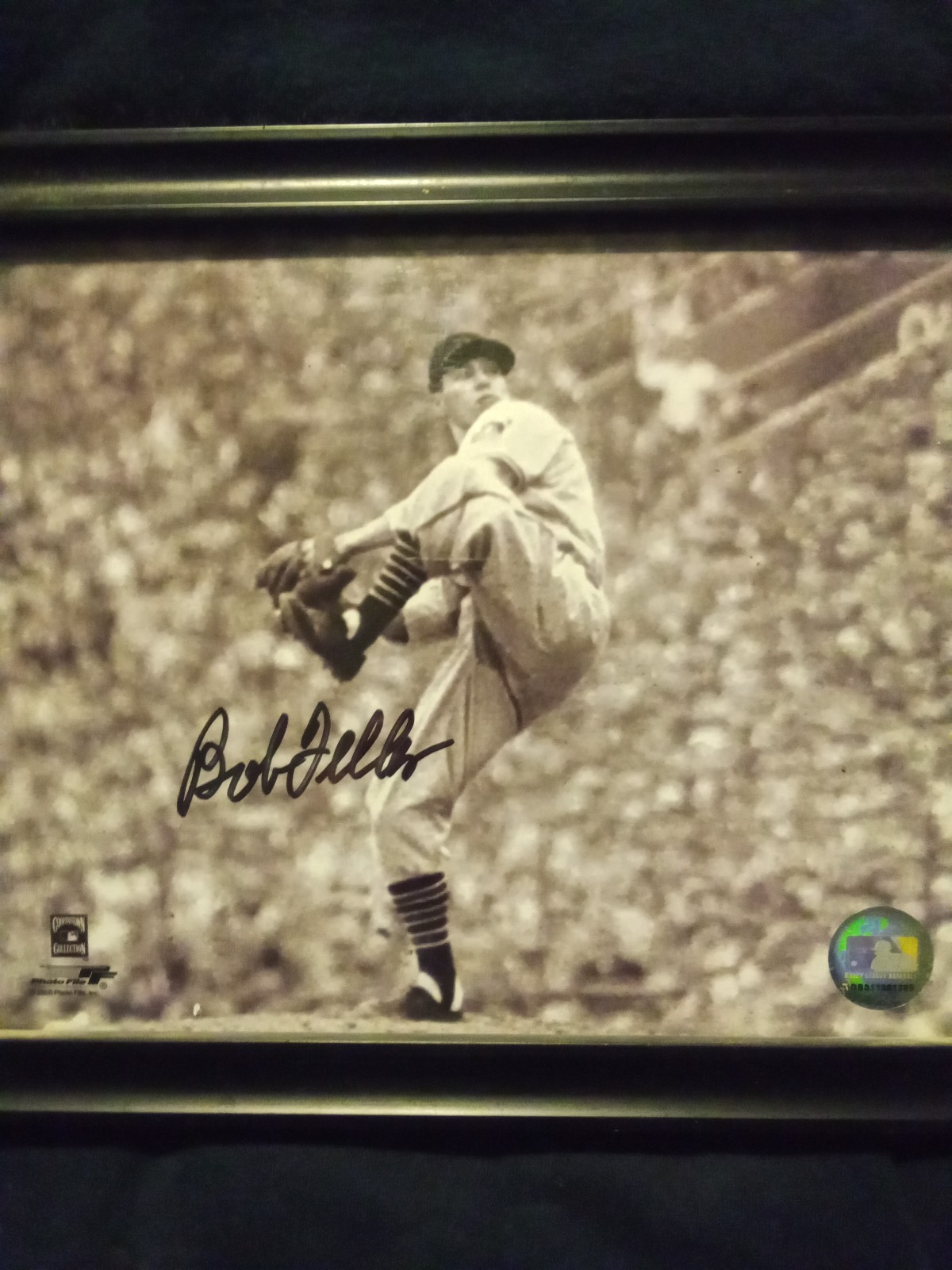 Authentic Bob Feller autographed photo