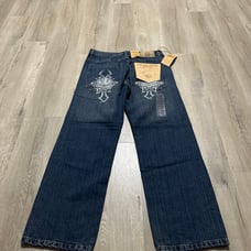 Vintage Y2K Oscar jeans men’s 34 x 30 baggy embroidered pocket new with tags