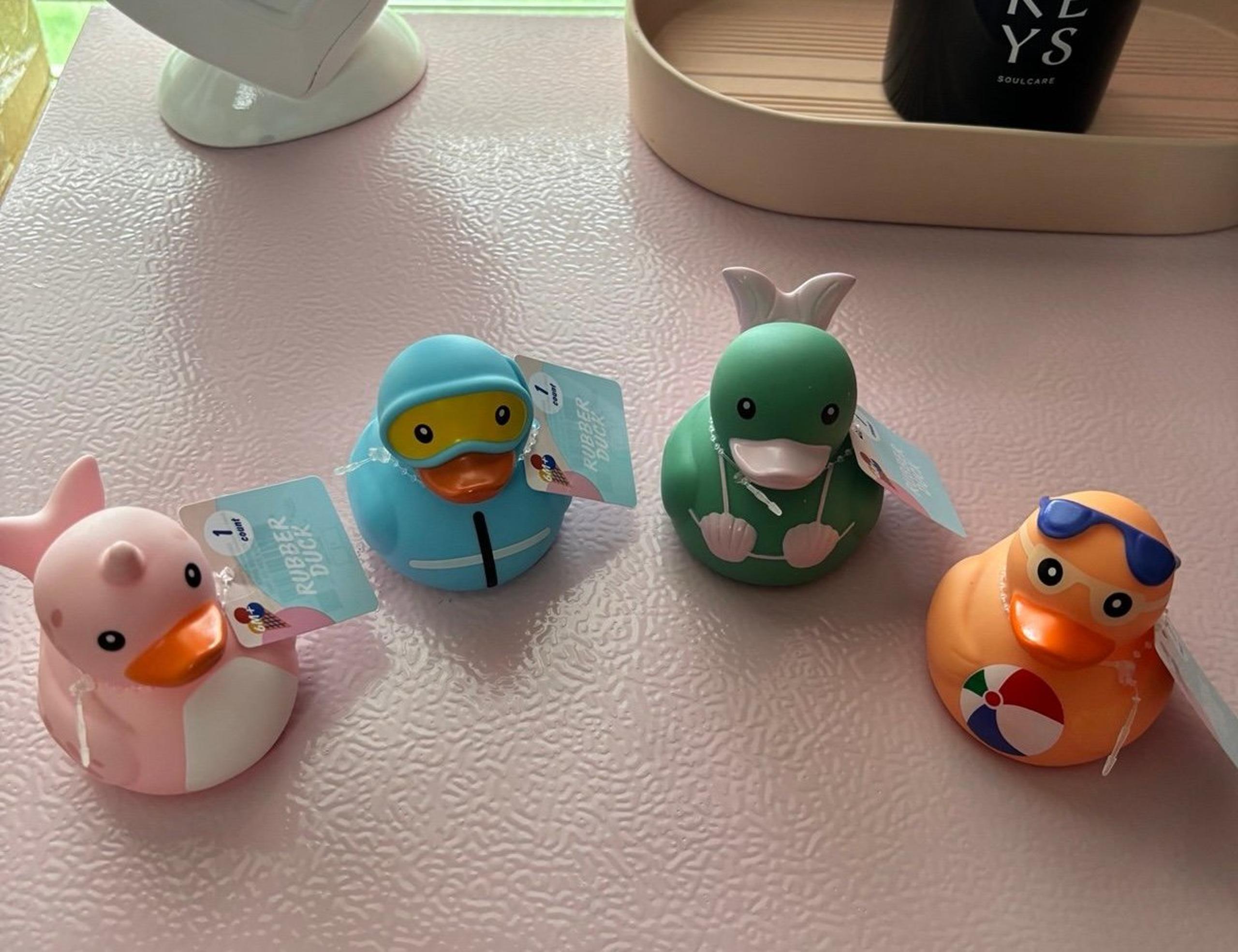 Target Bullseye 2025 Summer Rubber Ducks Set of 4