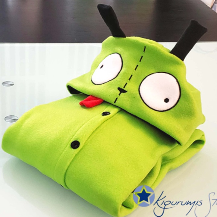 Gir Invader Zim, costume kigurumi for halloween or Christmas gift Men