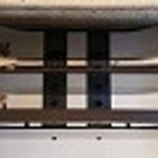 Glass and Steel TV stand