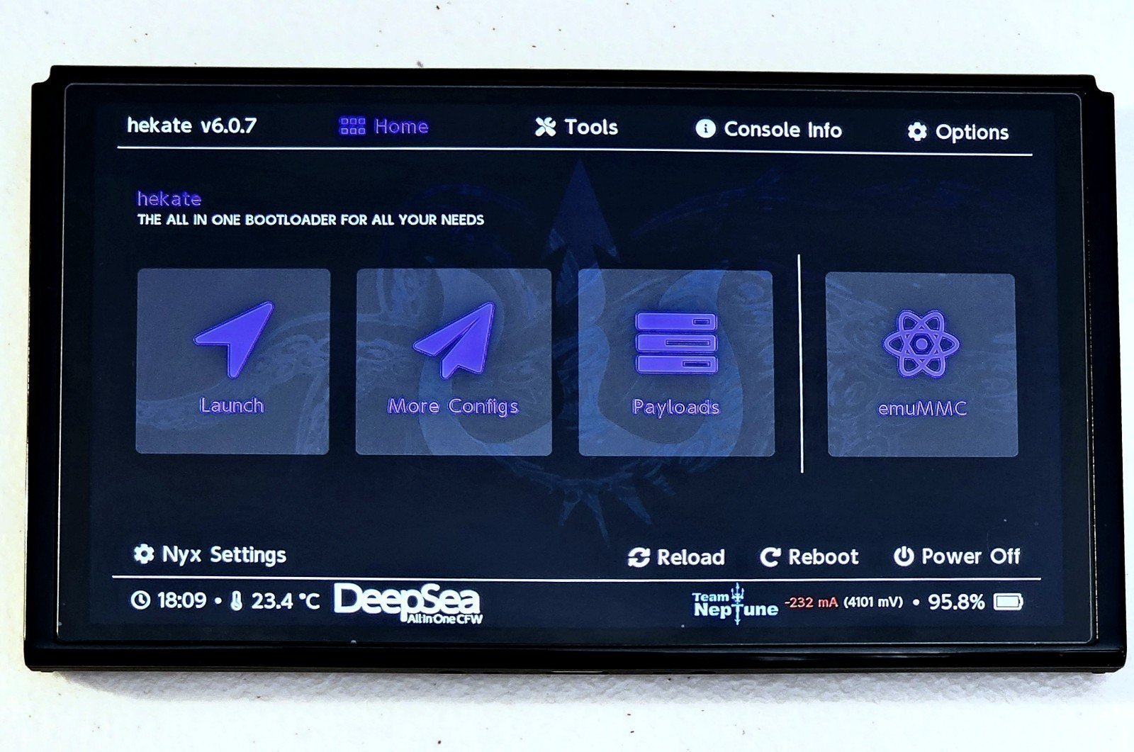 Nintendo Switch OLED with Hekate, Atmosphere, 256GB Excellent Condition NO SD
