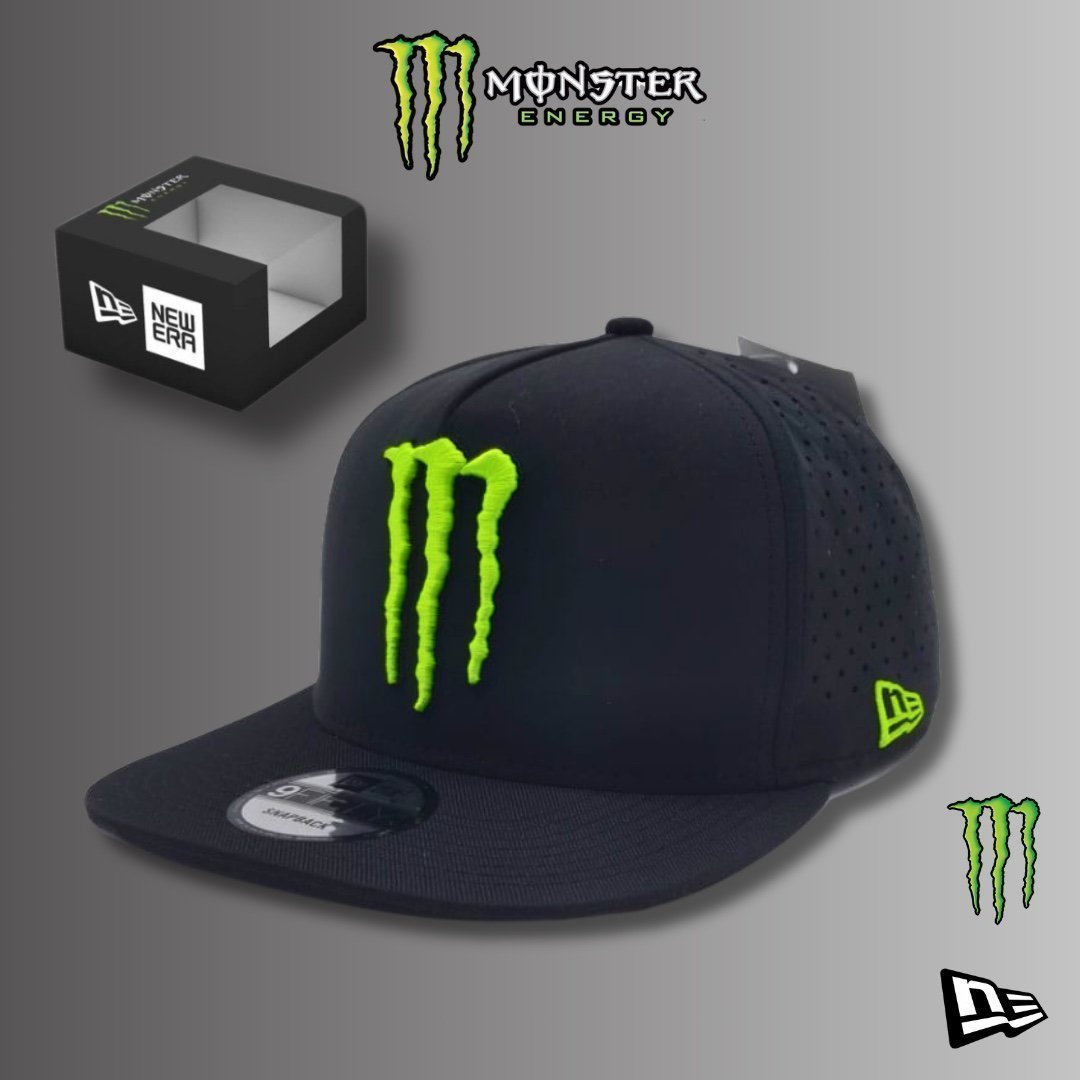 Hat New Era 9FIFTY Black Ventilated Athlete only with premium box and sticker