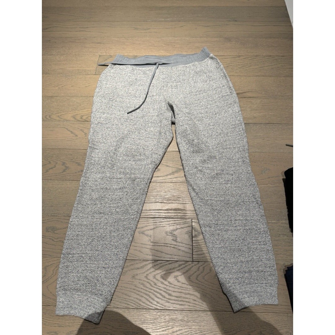 Lululemon At Ease Jogger Heathered Melody Light Grey Men’s Size XL