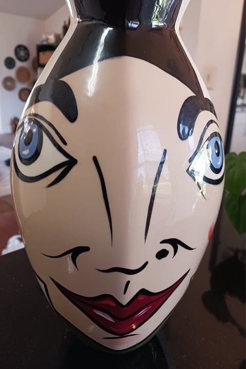 Cirque Du Soleil 16 Rare Pottery Picture 1997 Excellent Condition Signed 34/250
