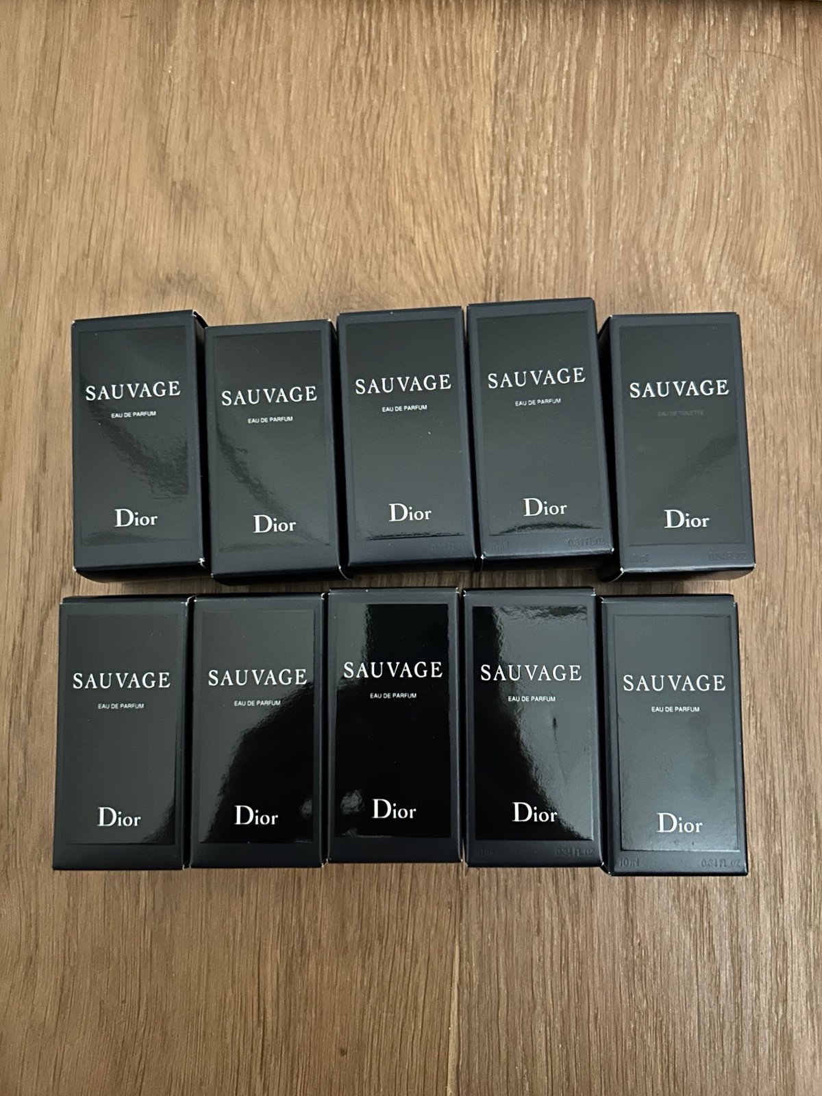 (53) DIOR sauvage minis bundle