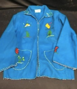Child's Size Mexico Felt Jacket by Ramirez (Med childs?)