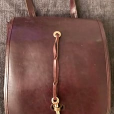 DKNY Vintage Rare Saddle leather bag