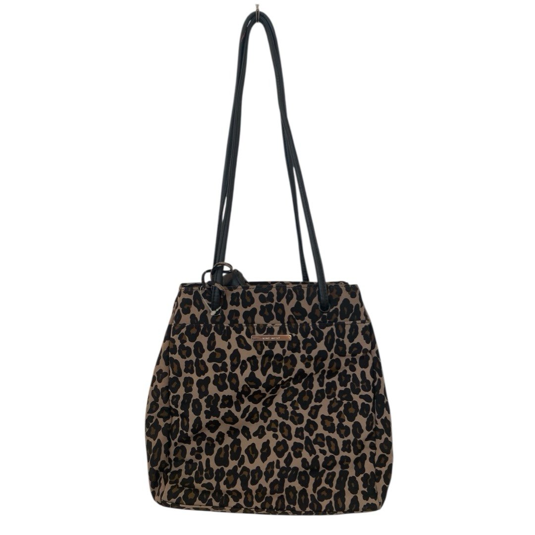 Nine West Vintage 90s Y2k Cheetah Print Purse Bag