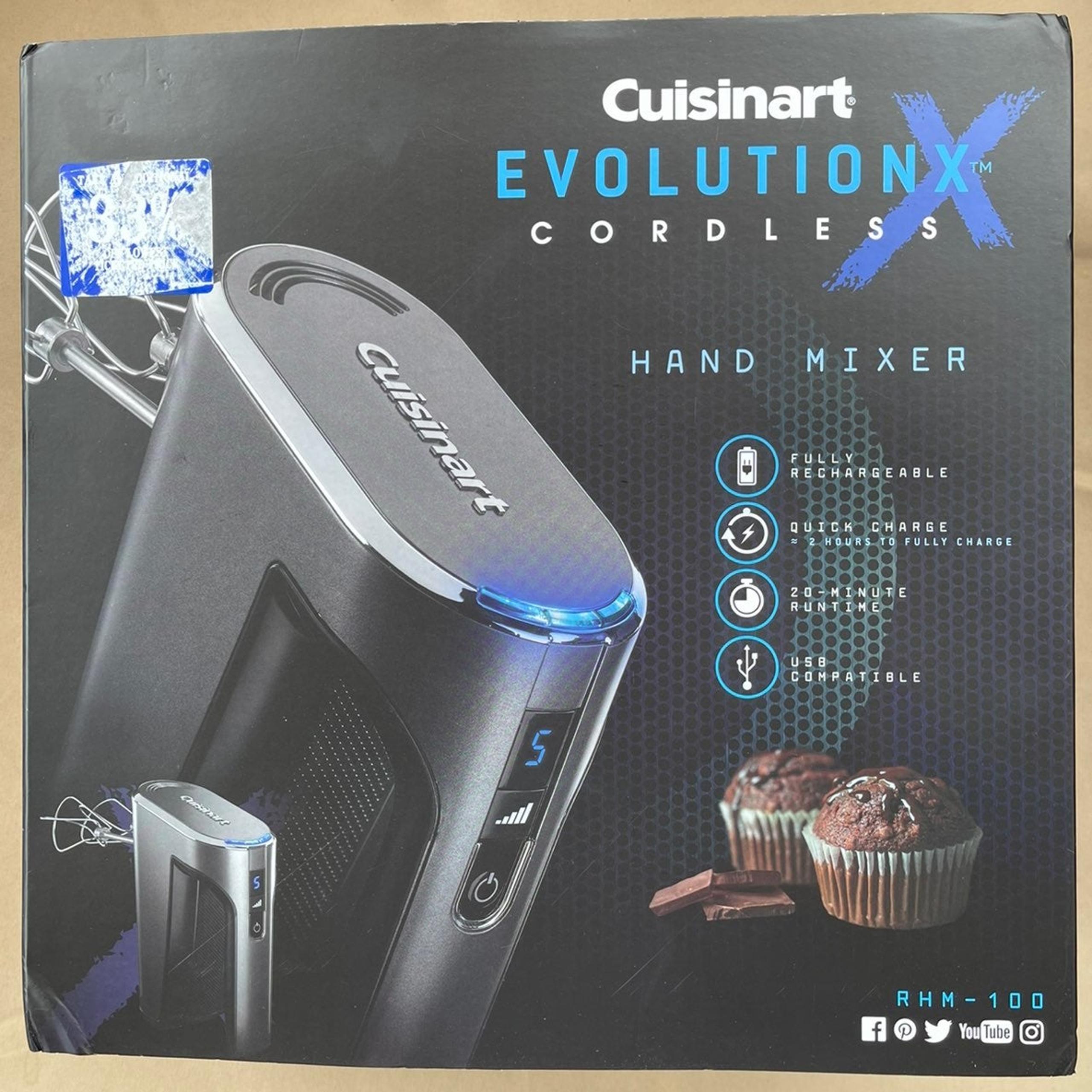 Cuisinart Hand Mixer Cordless Recharges