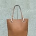 Brown Leather tote bag medium