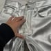 NWOT Abercrombie Silver pants size 25