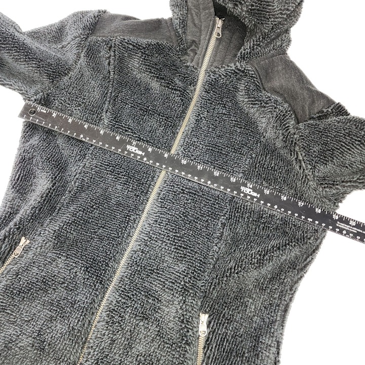 KUHL Womens Gray Fluffy Fleece store Alto Hoodie Jacket Size Medium