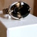 Massive Smokey Quartz 925 Designer Ring