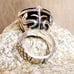 Massive Smokey Quartz 925 Designer Ring
