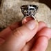 Massive Smokey Quartz 925 Designer Ring