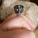 Massive Smokey Quartz 925 Designer Ring