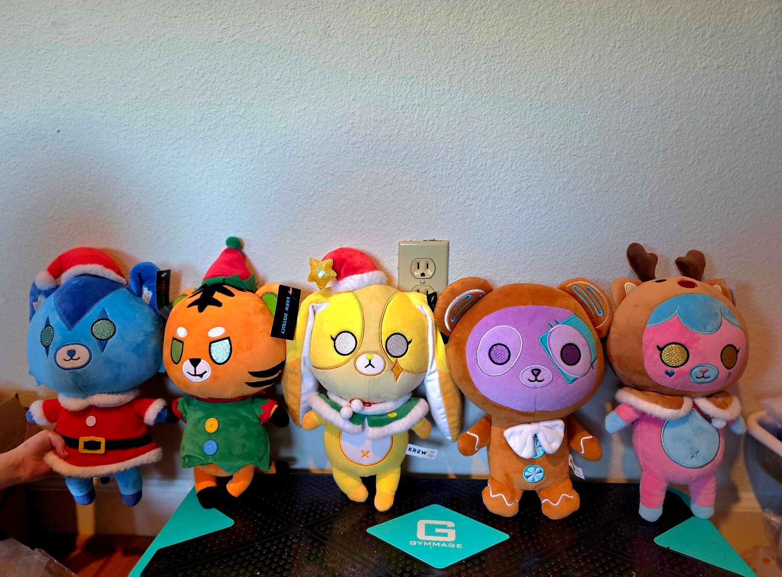 NWT Krew District Holiday Teddies Bundle